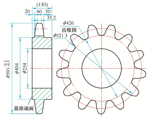 【兆恒機(jī)械】滲碳齒部有嚴(yán)重的貫穿型裂紋，何原因？